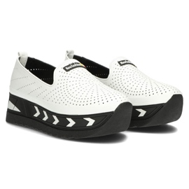 Zapatos de piel Filippo DP3906/22 Wh blanco 4