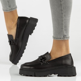 Zapatos de cuero Filippo DP3910/22 Bk negro 1 Zapatos de cuero Filippo DP3910/22 Bk negro 1