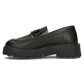 Zapatos de cuero Filippo DP3910/22 Bk negro 3