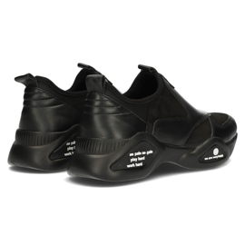 Zapatos de cuero Filippo DP3911/22 Bk negro 4