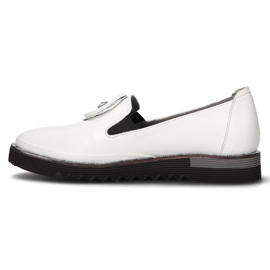 Zapatos de piel Filippo DP3915/22 Wh blanco 2