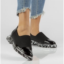 Zapatos de cuero Filippo DP3920/2022 Bk negro 6