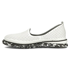 Zapatos de piel Filippo DP3919/22 Wh blanco 2