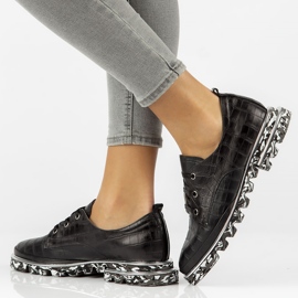 Zapatos de cuero Filippo DP3918/2022 Bk negro 1 Zapatos de cuero Filippo DP3918/2022 Bk negro 1