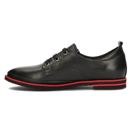 Zapatos de cuero Filippo DP3917/2022 Bk negro 2