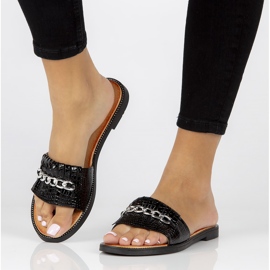 Pantuflas Filippo DK3671/22 Bk negro 5