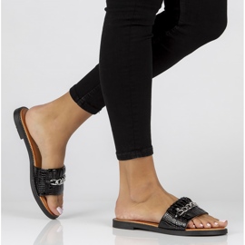 Pantuflas Filippo DK3671/22 Bk negro 7