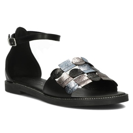 Sandalias Filippo DS1286 / 22 Bk Mlt Multicolor negro 1