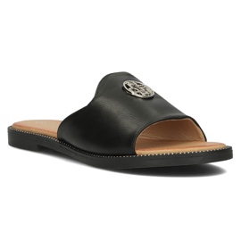 Pantuflas Filippo DK3668/22 Bk negro 3