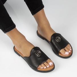 Pantuflas Filippo DK3668/22 Bk negro 2 Pantuflas Filippo DK3668/22 Bk negro 2