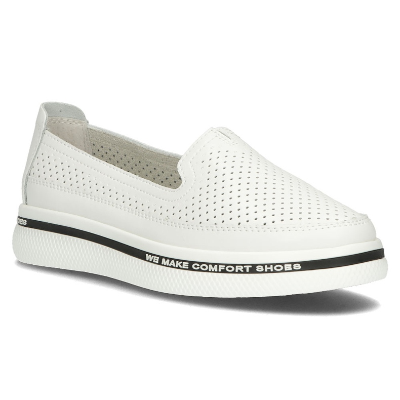 Zapatos de piel Filippo DP3623/22 Wh blanco 1