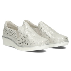 Zapatos de piel Filippo DP1325/22 Si plata 2