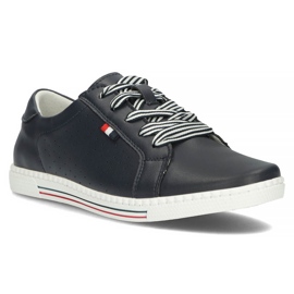 Zapatos de piel Filippo DP2154/22 Nv azul marino 3