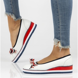 Bailarinas de cuero Filippo DP2159/22 Wh blanco 1