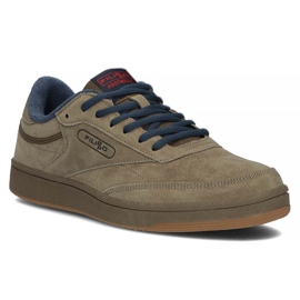 Zapatos de cuero Filippo MSP2123 / 22 Br capuchino beige marrón multicolor 1