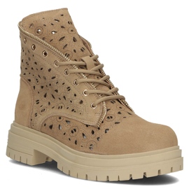 Botines de piel Filippo DBT3717/22 Be beige 4