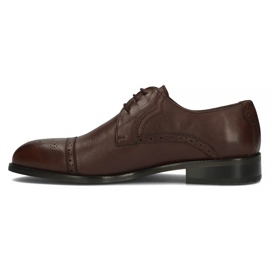 Zapatos de piel Filippo 508 marrón Coffe 2