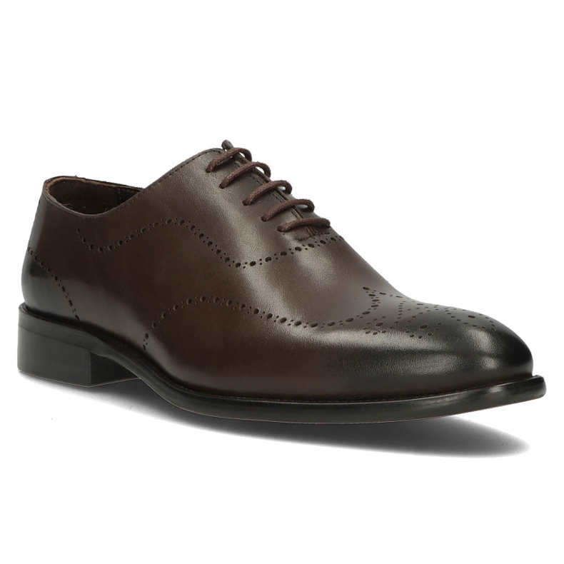 Zapatos de piel Filippo 3616 marrón Coffe 1