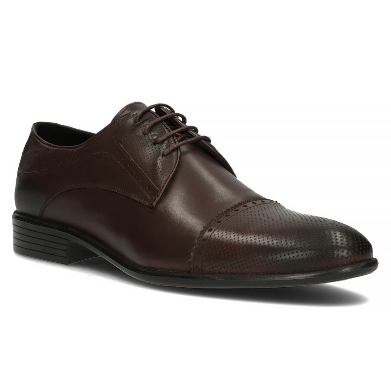 Zapatos de piel Filippo 3613 marrón Coffe 1