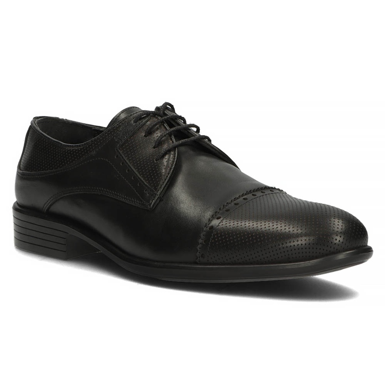 Zapatos de piel Filippo 3613 negro 1