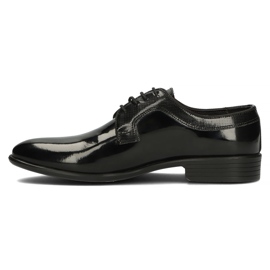 Zapatos de piel Filippo 1737 lacado negro 3
