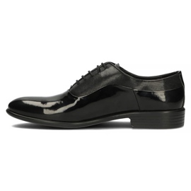 Zapatos de piel Filippo 3625 lacado negro 2