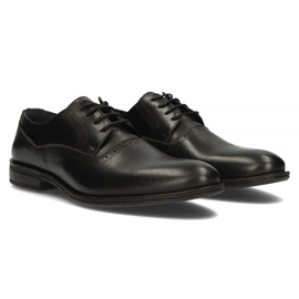 Zapatos de piel Filippo 3615 negro 4