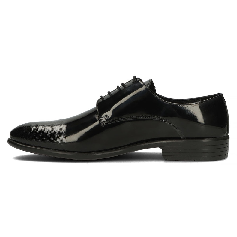 Zapatos de piel Filippo 0118 lacado negro 1