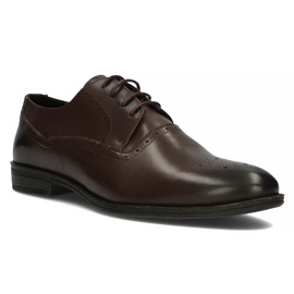 Zapatos de piel Filippo 3615 marrón Coffe 1