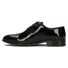 Zapatos de piel Filippo 1764 lacado negro 5