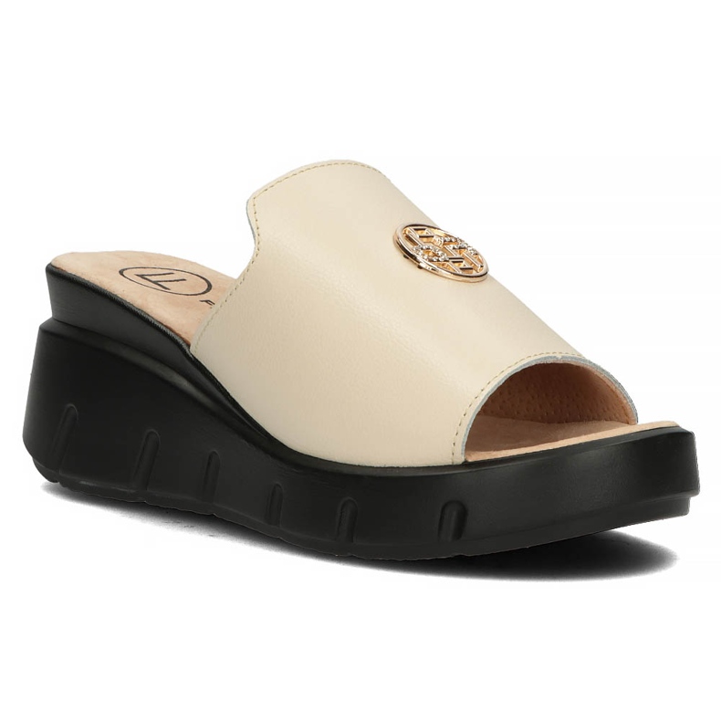 Babuchas de piel Filippo DK3596/22 Be beige 2