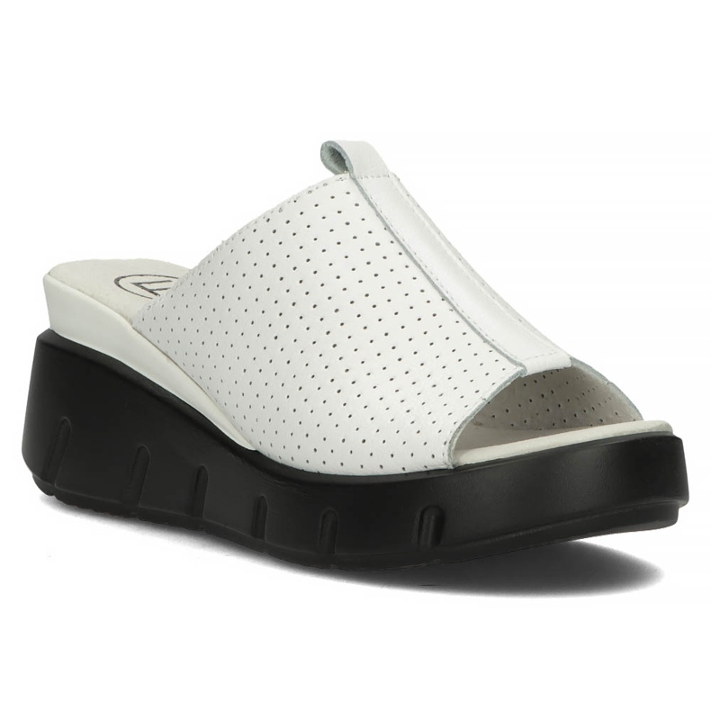 Zapatillas de cuero Filippo DK3594 / 22 Wh blanco 1