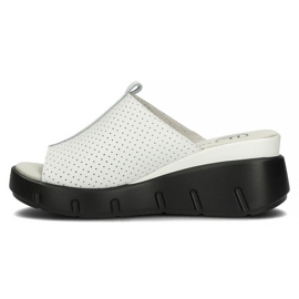 Zapatillas de cuero Filippo DK3594 / 22 Wh blanco 2