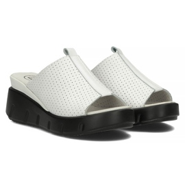 Zapatillas de cuero Filippo DK3594 / 22 Wh blanco 3