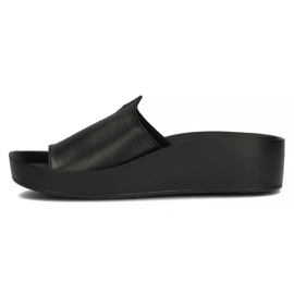 Zapatillas de piel Filippo DK2059/22 Bk negro 4
