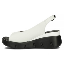 Sandalias de piel Filippo DS3595/22 Wh blanco 2