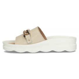 Babuchas de piel Filippo DK3597/22 Be beige 4