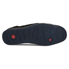 Mocasines de piel Filippo 1522K negro 2