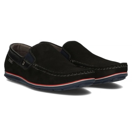 Mocasines de piel Filippo 1522K negro 4