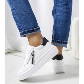 Deportivas de mujer Tamis en blanco y negro 2