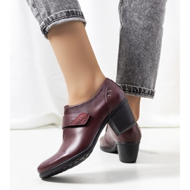 Zapatos brogue granate en el puesto de Belia rojo multicolor 1 Zapatos brogue granate en el puesto de Belia rojo multicolor 1