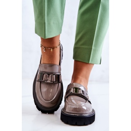 S.Barski Zapatos Piel Lacada Gris Corine 2 S.Barski Zapatos Piel Lacada Gris Corine 2