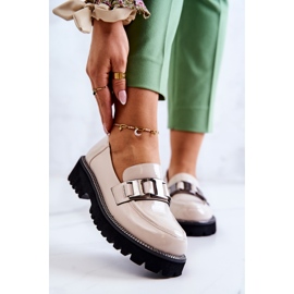 S.Barski Zapatos Piel Lacada Beige Claro Corine 1