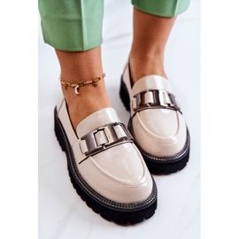 S.Barski Zapatos Piel Lacada Beige Claro Corine 4