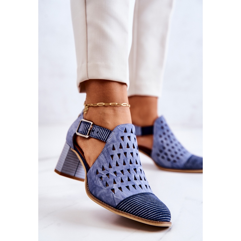 Botas Mujer Piel Caladas Maciejka 04962-06 Azul 2