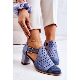 Botas Mujer Piel Caladas Maciejka 04962-06 Azul 6