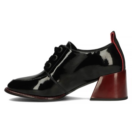 Zapatos De Salón De Piel Filippo DP3732 / 22 Bk negro 3