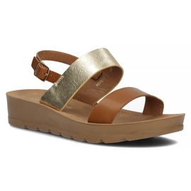 Filippo DS3612 / 22 Br sandalias marrones marrón dorado 1
