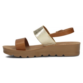 Filippo DS3612 / 22 Br sandalias marrones marrón dorado 2