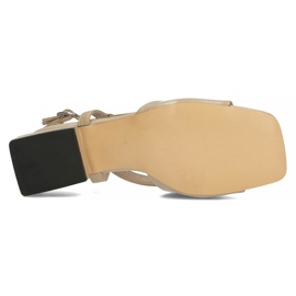 Sandalias de piel Filippo DS3742/22 Be beige 2
